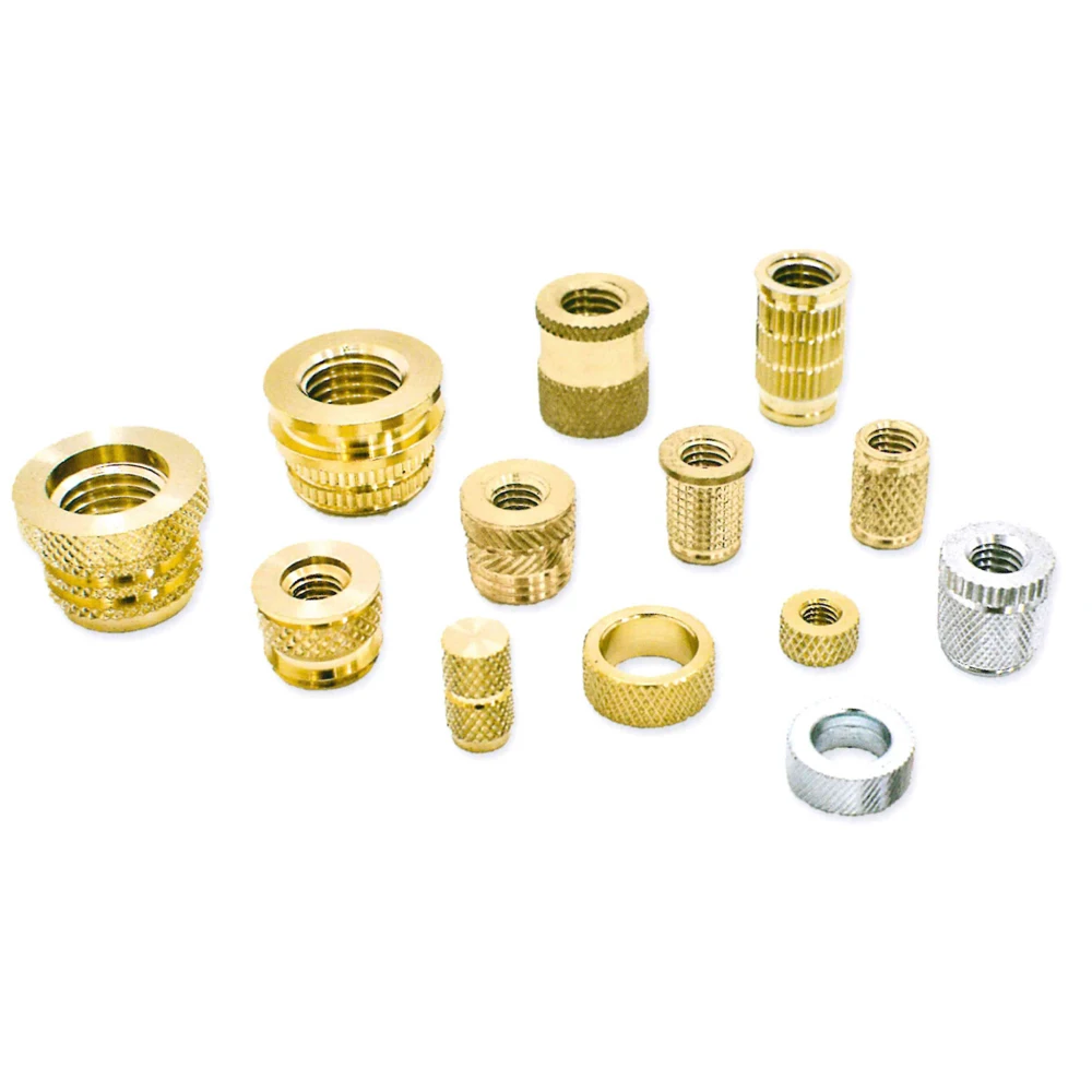 Brass Knurl Body Threaded Insert for Plastic Parts