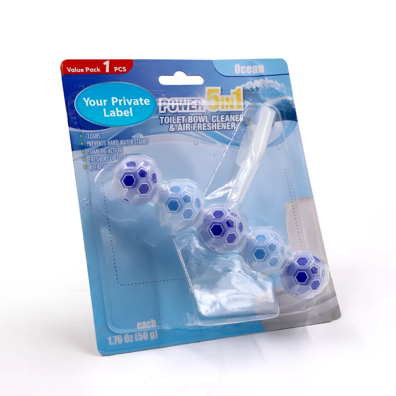 Top Ocean & Lemon Power Aktiv Classic Factory Rim Hanger Toilet Bowl Cleaner Toilet Air Freshener 4 n 5 balls