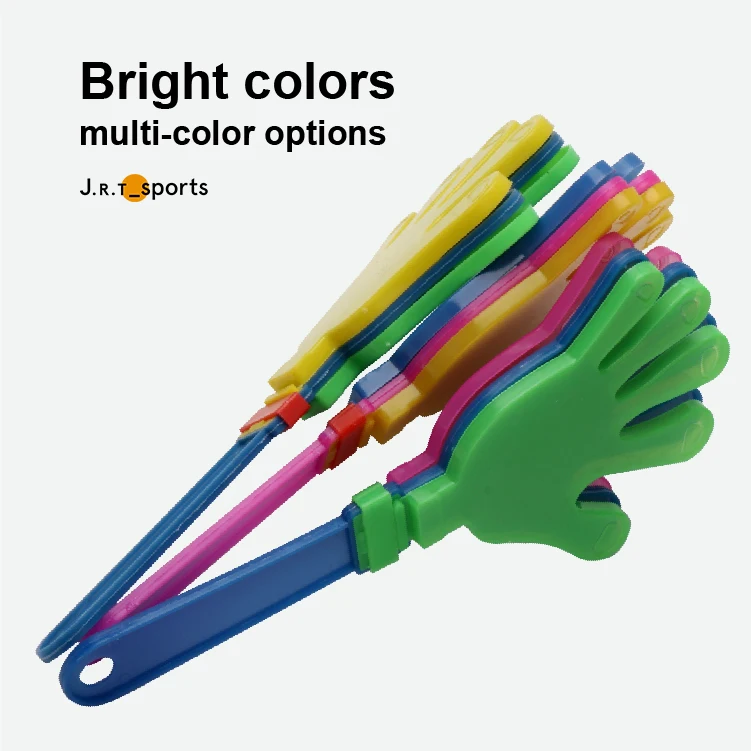 Factory Custom 13*28cm Custom Logo Printing Plastic Fan Hand Clapper For Sport Cheering And Party Use