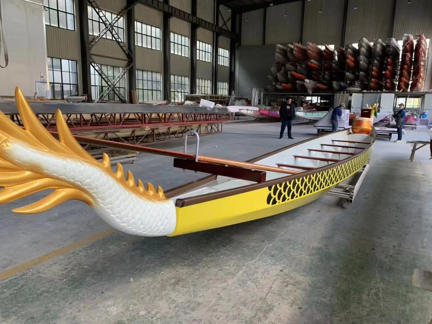 IDBF-912 Small Fiberglass Dragon Boat Peisheng Brand
