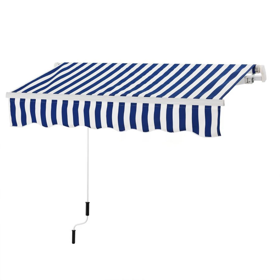 Awnings Polycarbonate Double Panel Aluminium Black Silver Ordinary White Light Customized Anti Switch Window Frame Sail
