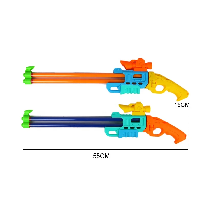 Wholesale Kids Outdoor Pool Toy Summer Double Barreled Hunting Water Guns Plastic Toys Water Gun Toy