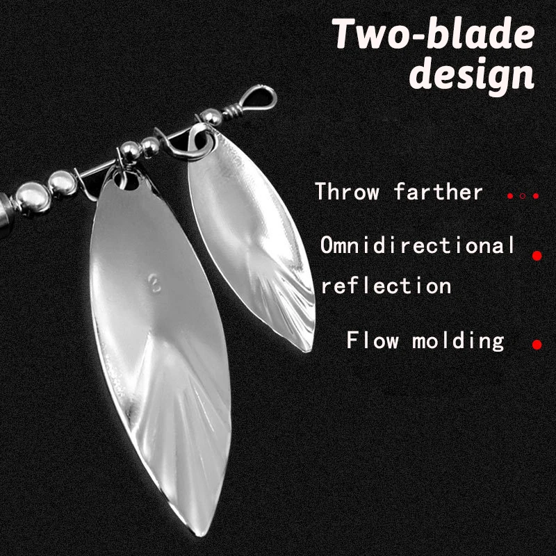 MISTER LURE  high quality artificial lure metal 7g10g spinner fishing reflective blade freshwater fishing lure