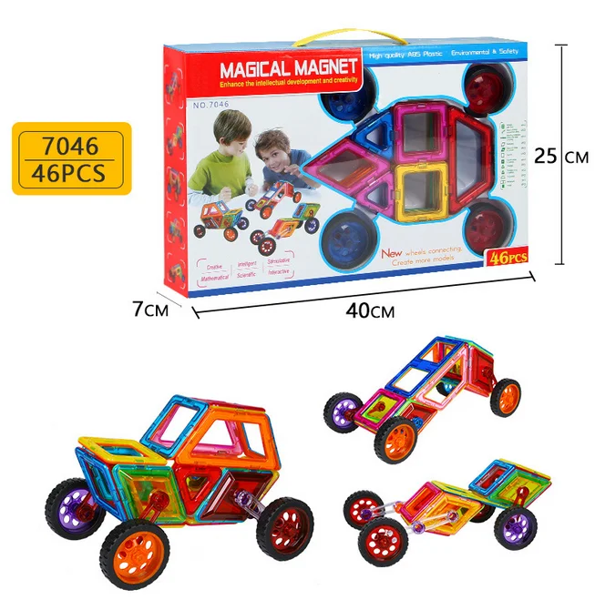 
Shantou factory Hot sale Mini Magnetic blocks Available Customization Educational Toys for Kids 