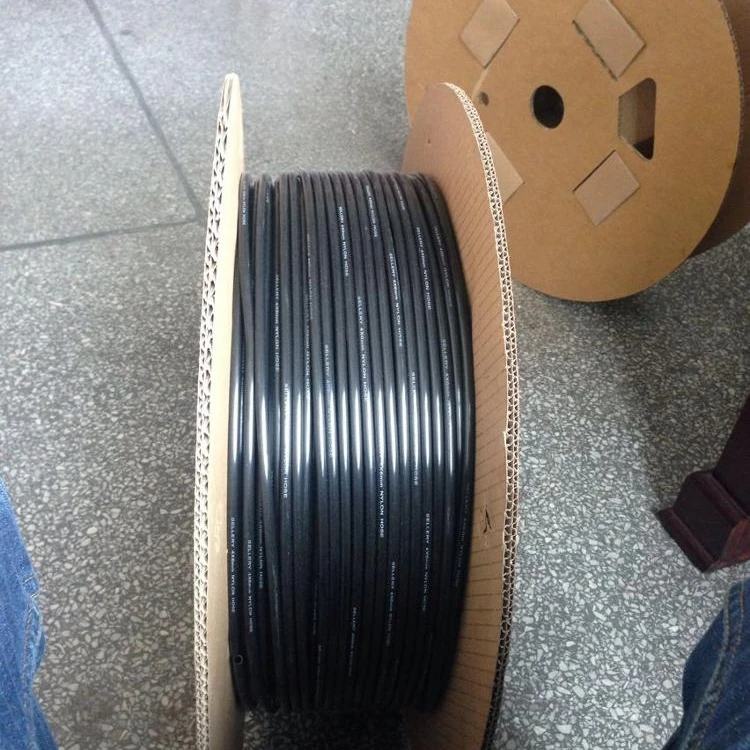 4mm 6mm 8mm 10mm 12mm Black Pneumatic tube PA12 Flexible Nylon Tube Nylon Air hose
