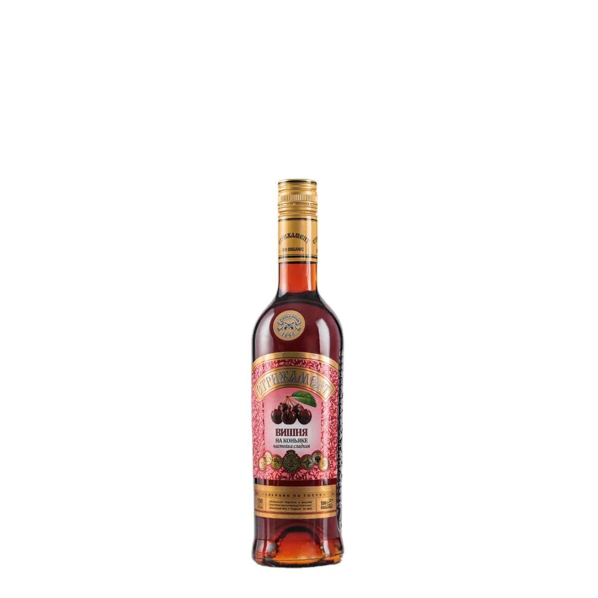 
 Сладкая нашивка «вишня», 0,5 л., Сила 20% об.  