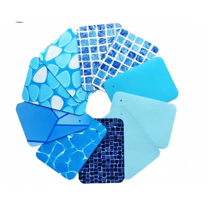 1.2mm/1.5mm/2mm Reinforced Ocean Blue Pool PVC Liner Membrane Waterproof with Anti-UV for Inground Swimming Pools