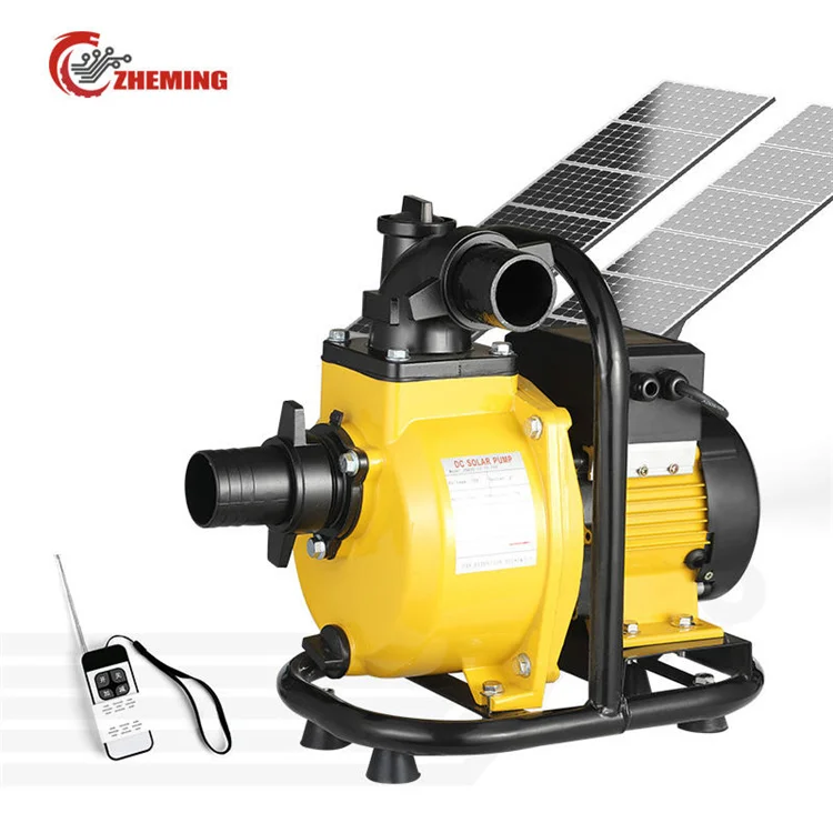 Zheming Large Flow Brushless Dc Electrical Solar Garden Agricultural Irrigation Surface Water Suction Pump