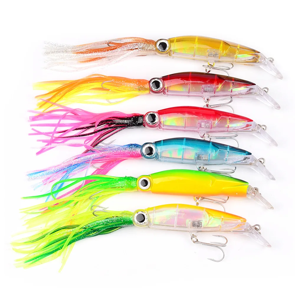
Wholesale 14cm Fishing Hard Squid Bionic Simulation Bait Hard Squid Lure Jig 
