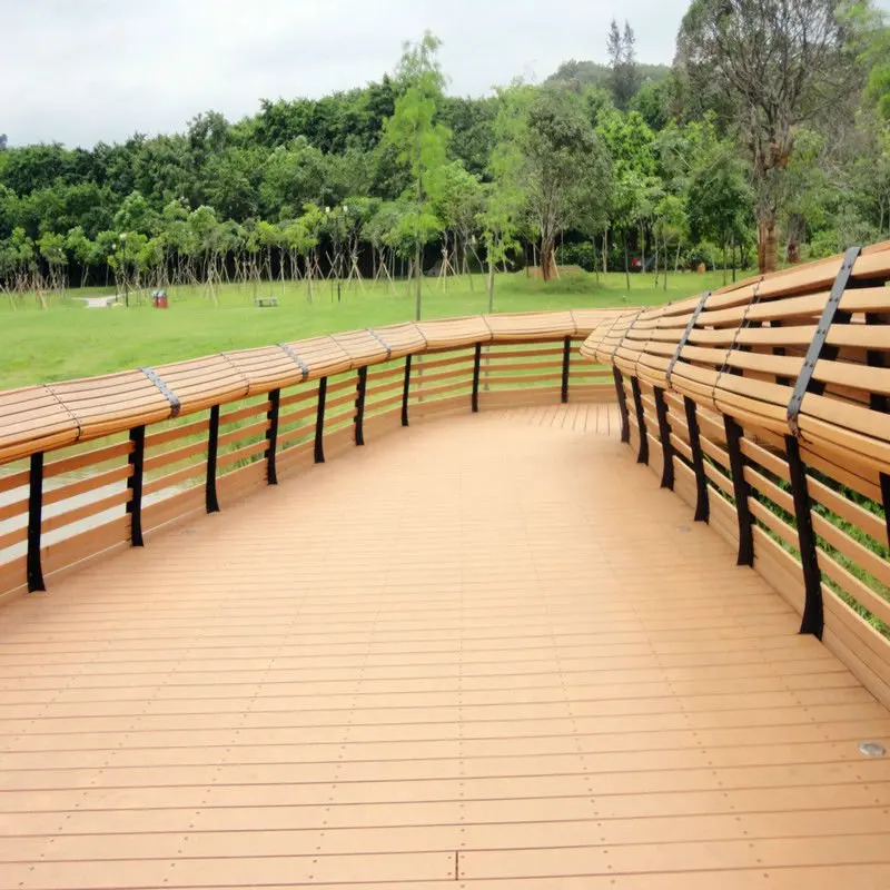 Wood Plastic Composite Hollow Moisture-proof WPC Decking Tiles Board Flooring Panel