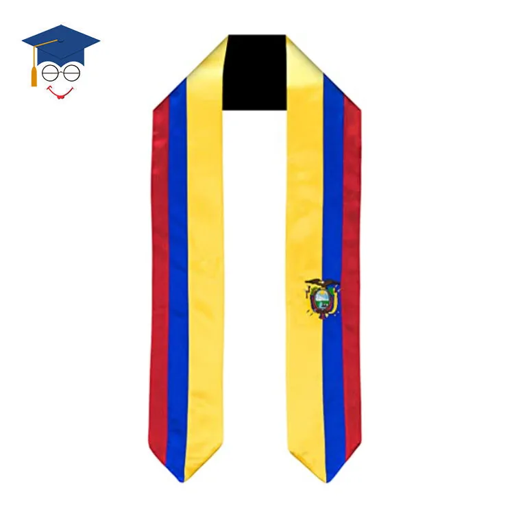 Bahamas Flag Graduation Stole Graduation Sash Graduation Scarf