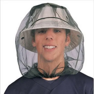 Outdoor Fishing Face Protection Mosquito Insect Face Mesh Head Cover for Outdoor Lovers