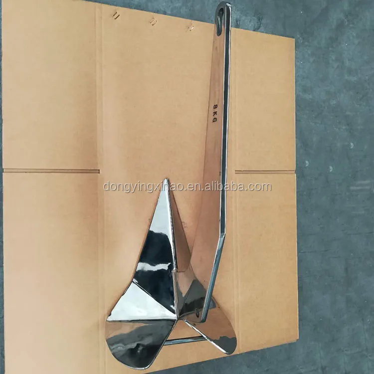 
China supplier full sizes stainless steel marine delta anchor for yacht 