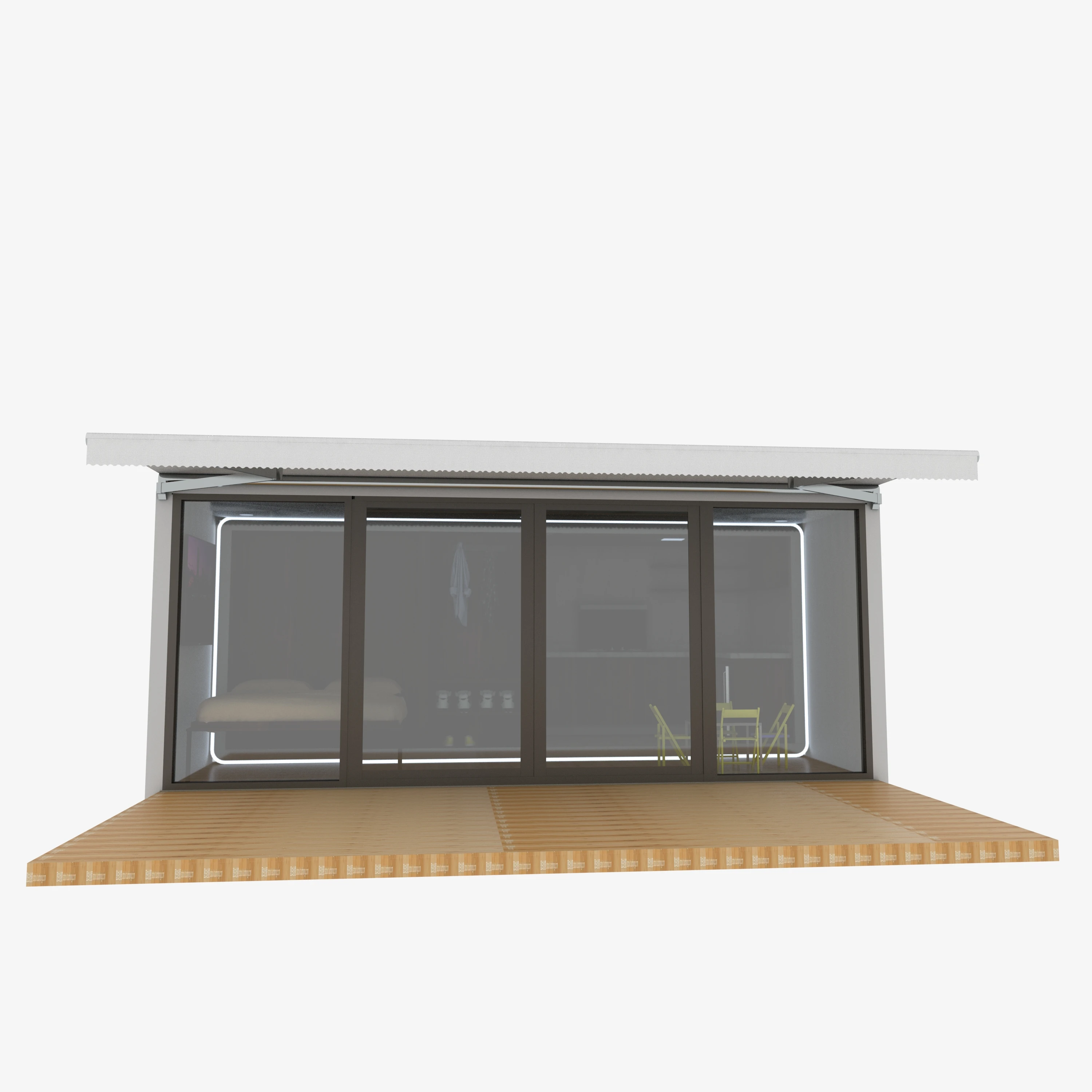 
2021 Longhe Ready House Prefabricated Popular Prefab Container Home Customized Tiny House with Factory Price 