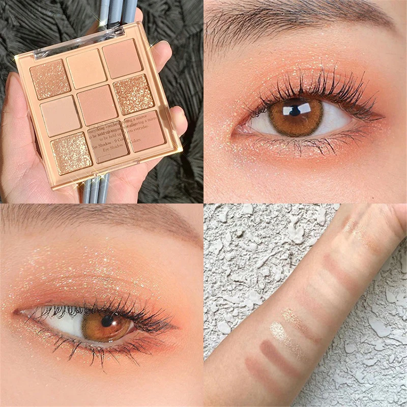 Custom Trending Makeup Natural Matte Shimmer Private Label Nude Eye Shadow Powder Palette
