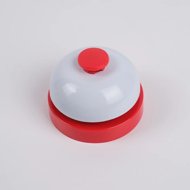 Metal Answering Bell Toy Board Game Matching Grabbing Wheat Pet Calling Bell Hand-pressing Service Bell