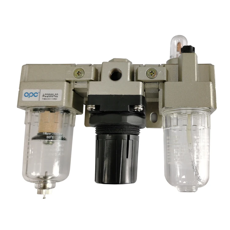 AC4000-04 SMCs Pneumatic Air Filter Regulator Lubricator Combination Pneumatic Air Filter FRL Combo