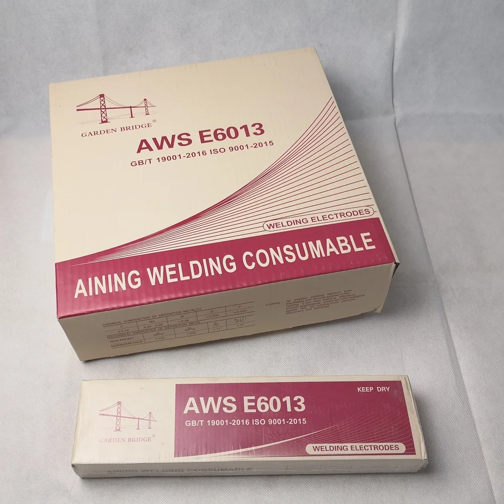 
golden bridge welding electrode e6013 welding rod 