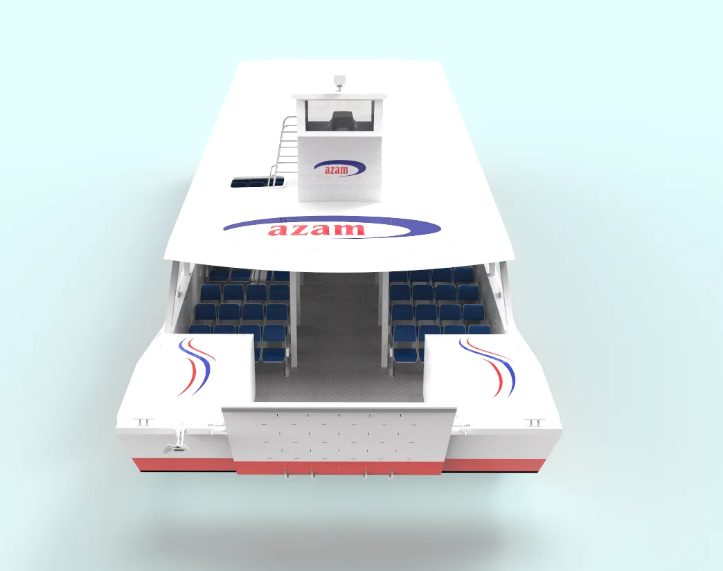 Sea King 21m Coastal Landing Craft 120 Seats Passenger Ferry Hot Sale in Aferica