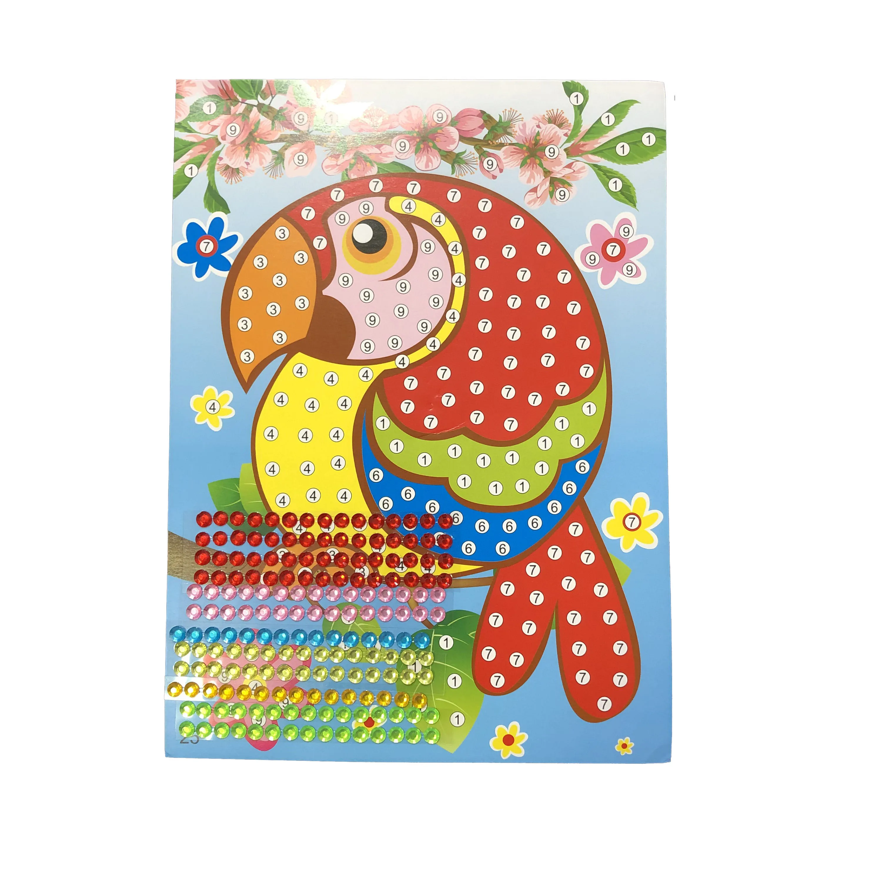 DIY diamond stickers handmade crystal paste painting mosaic puzzle toys stickers