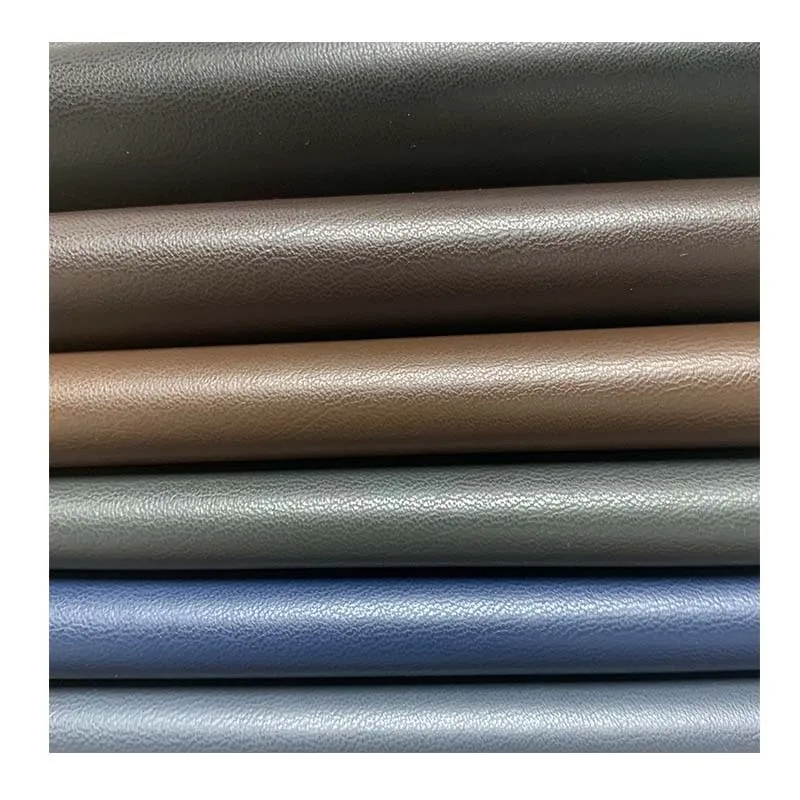 Eco Plain fabric solvent free silicone stain resistance PU faux leather for sofa chair furniture upholstery Baby mat