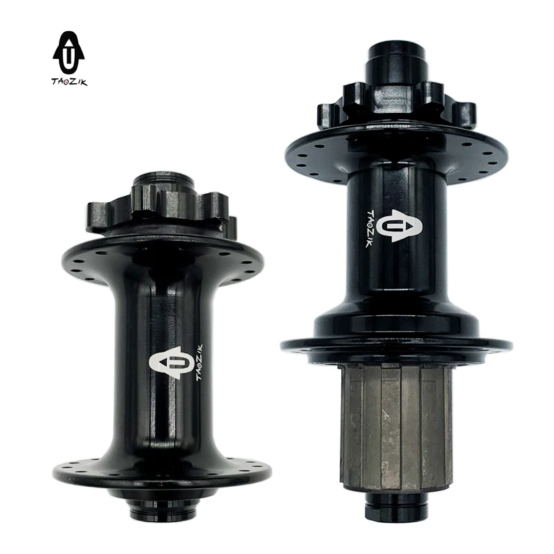 TaoZik TH-14 135 150 mm 15 12 mm 32 Hole 4 Bearings Ratchet 6 Paws Disc Bicycle Spare Parts Down Hill Mountain Bike Thru Hub