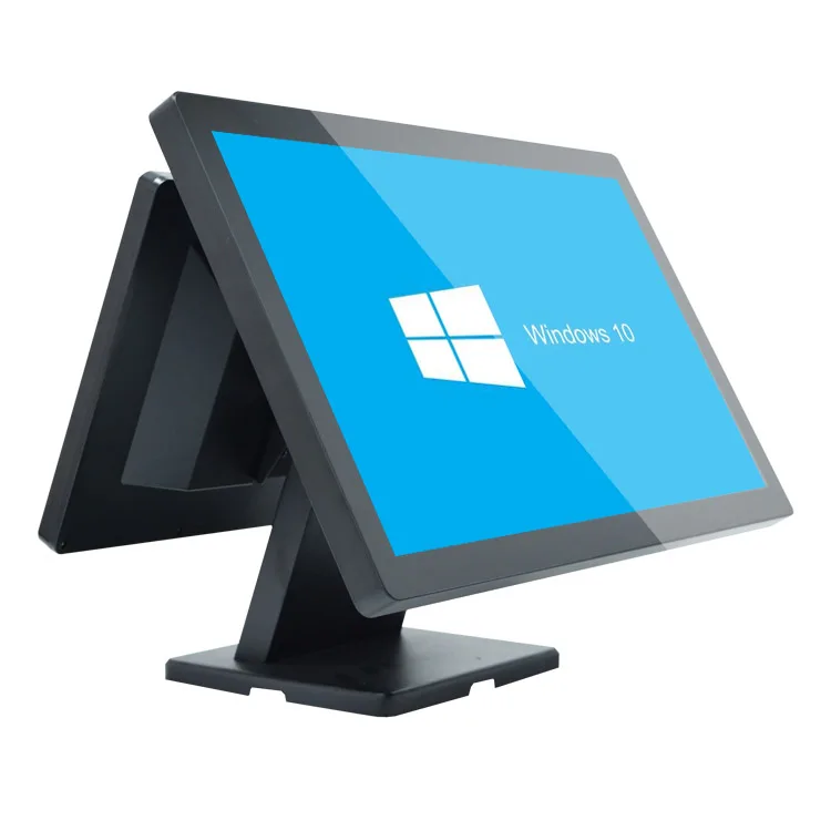 OEM/ODM 21.5inch Capacitive Touch double Screen wireless data pos systems