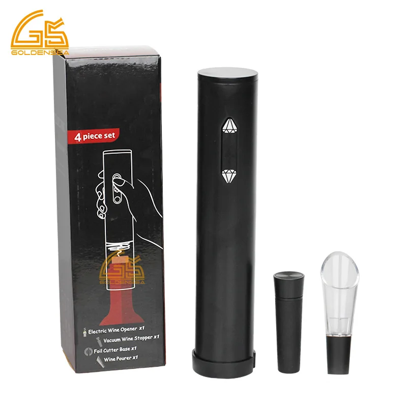 zinc alloy rechargeable automatic bottle opener electric wine opener with logo