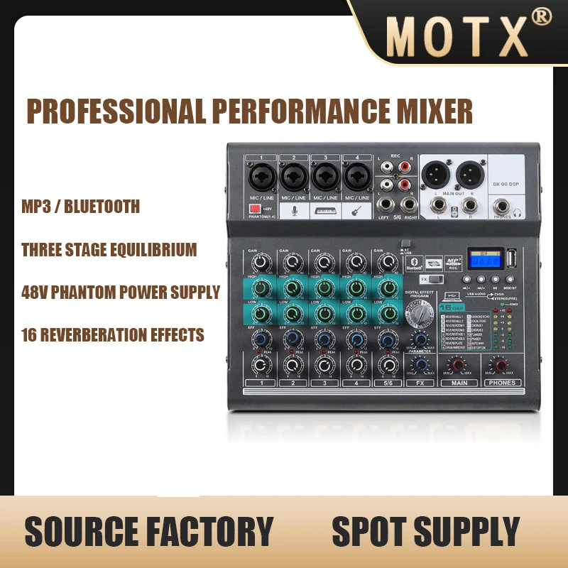 TEBO New style best price small controller home party dj mixer use usb audio mixer
