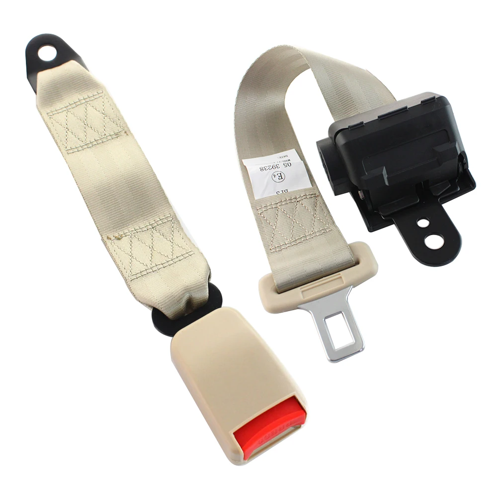 High Quality Quick Release Universal 2 Point Safety Seat Belt Lap Extend For Car Truck SUV Bus orklift Black