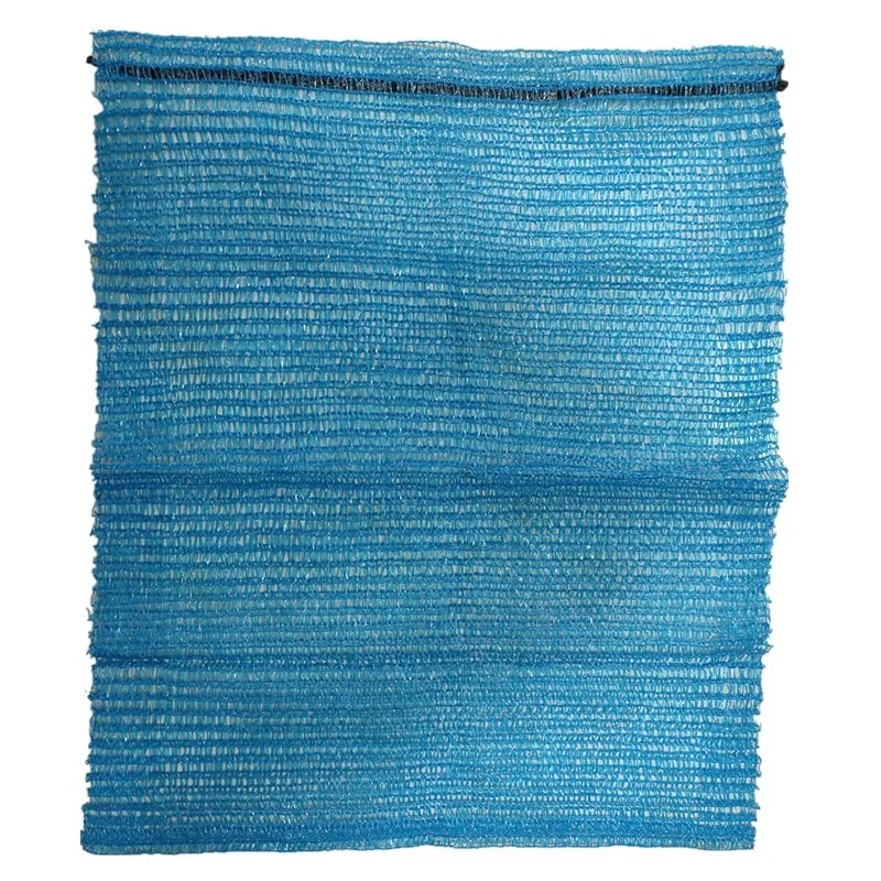 Recycled 50*80cm 30kg vegetables PE Raschel Mesh Bag For Potato Onion Cabbage Carrot Hot Pepper Packaging