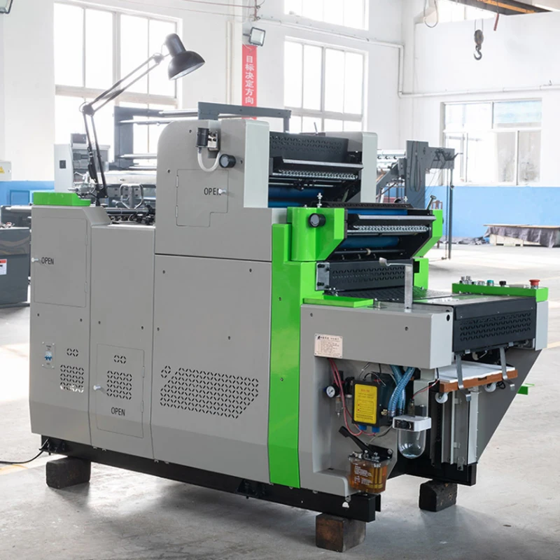 Full Automatic Single Color Offset Printing Machine with Coding Function