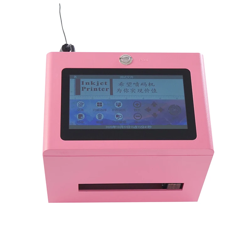 High Quality Desktop Inkjet Mug Printer Date Coder Hand Batch Coding Machine for Small Business