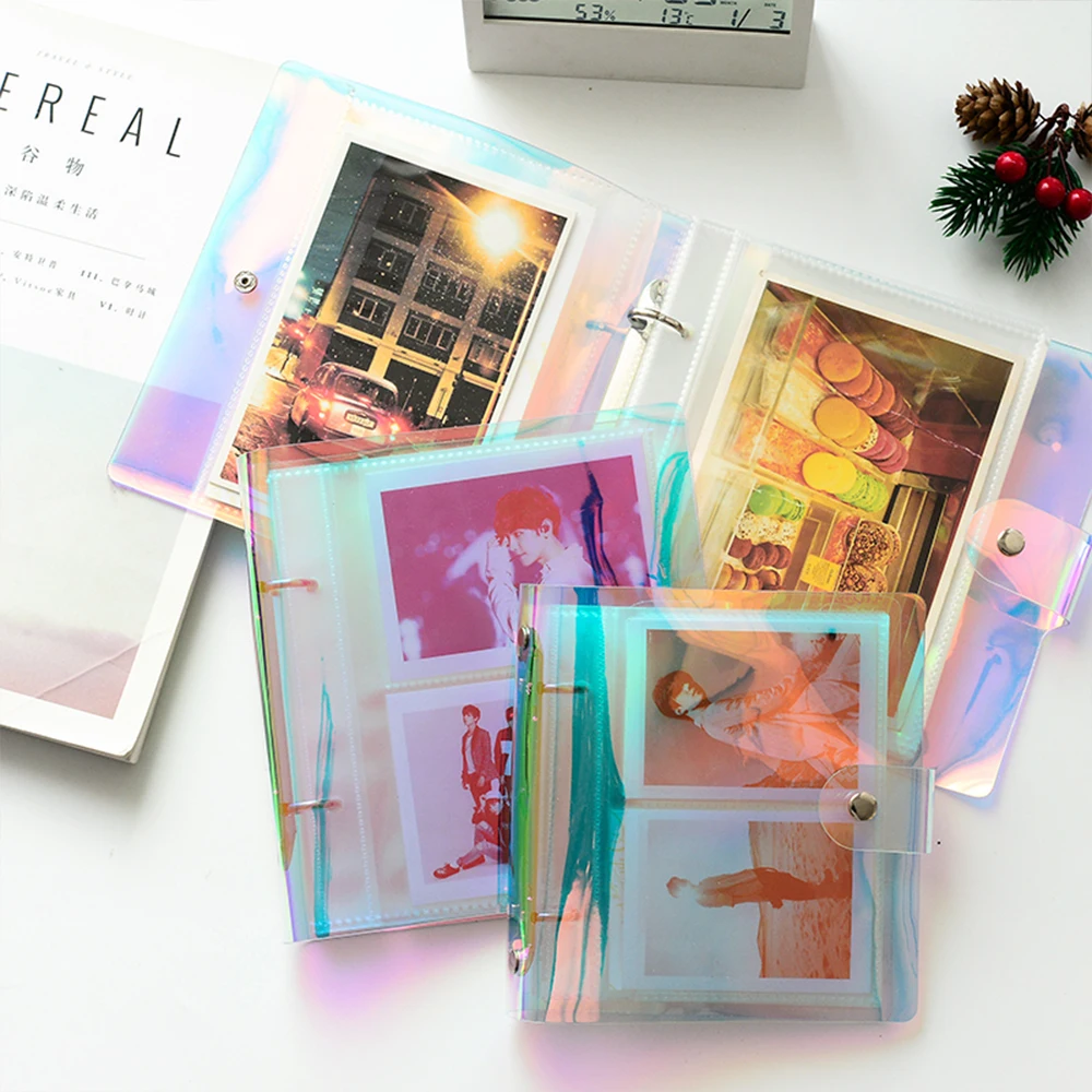 transparent clear pvc binder photo album customized 3/4/5/6 inch card picture kpop photocard films