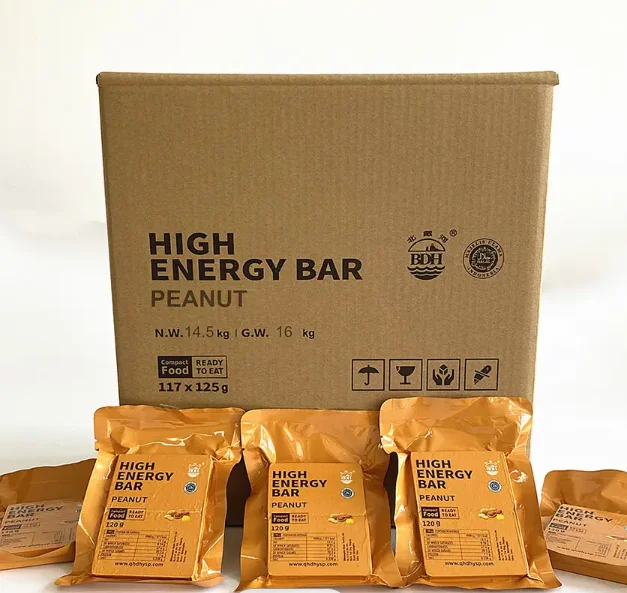 Peanut flavor cereal bar best snack for outdoor sport high energy biscuits