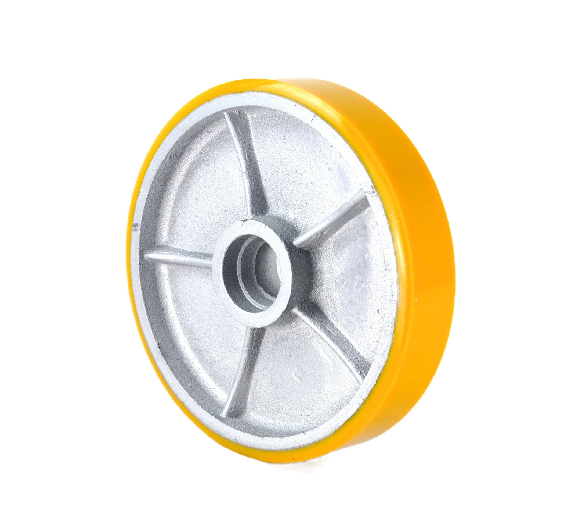 Source factory Hot products 10x2 Double ball bearing  heavy duty iron core Polyurethane  caster wheel