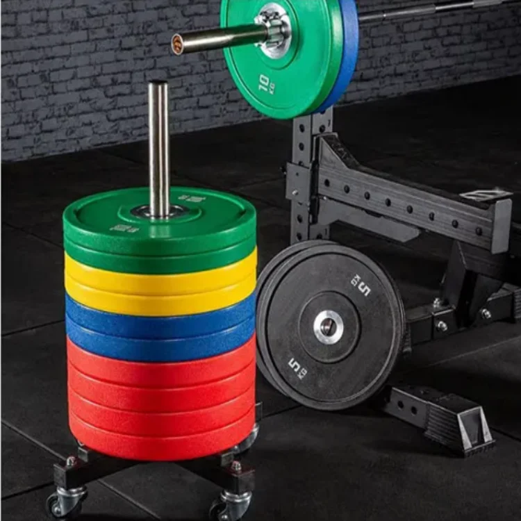 Commercial Trolley Barbell chip storage rack Storage rack Fitness equipment removable barbell frame trolley gym