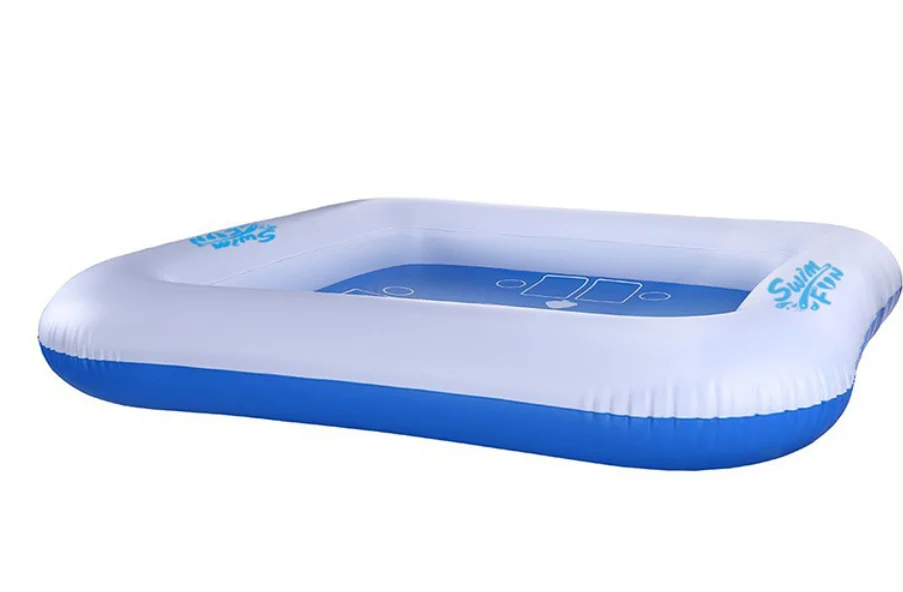Manufacturers custom inflatable floating row cool game entertainment water leisure seat floating table