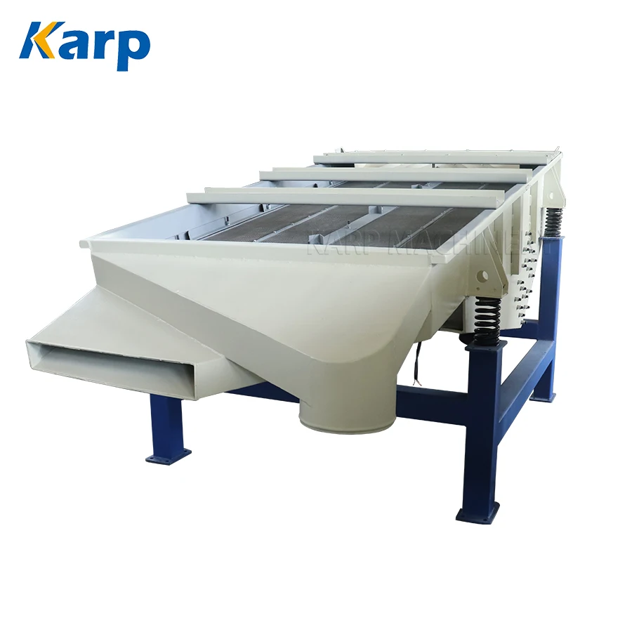 Easy Install Sieve Stone Scrap Slag Rectangular Vibratory Screening Sieving Machine