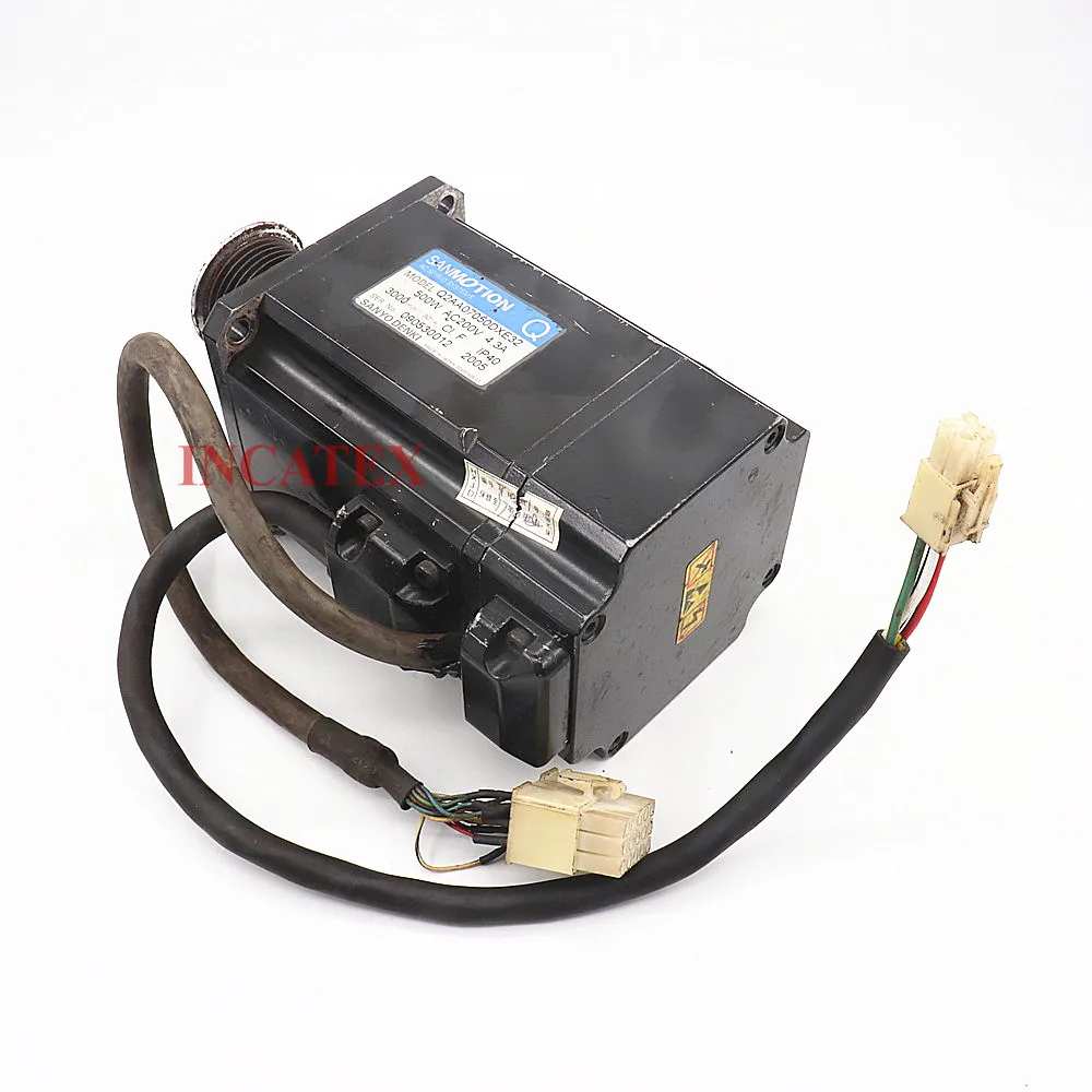 SWF Sunstar Embroidery Machine Spare Parts Genuine Good Condition SANYO DENKI Servo Motor Engine TYPE Q2AA07050DXE32 500W
