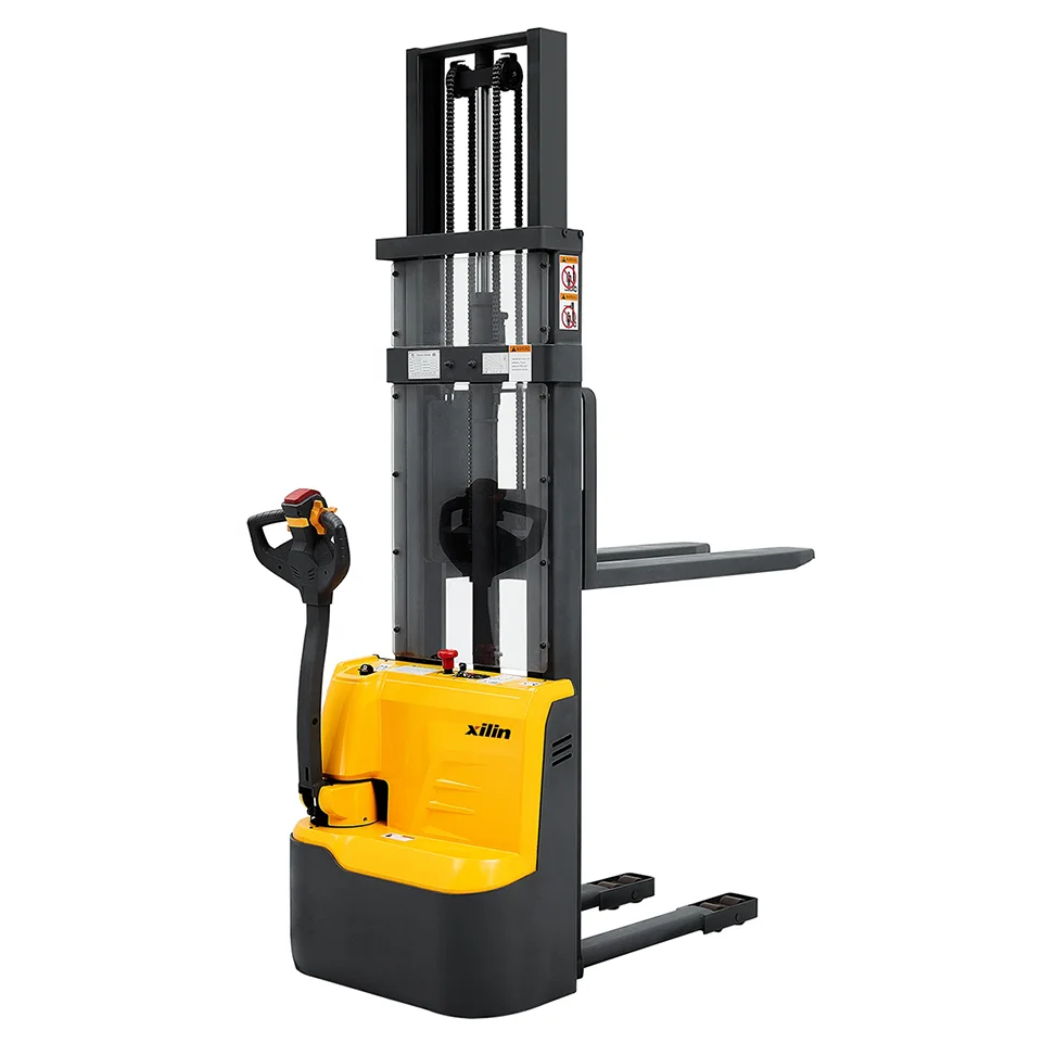 
Xilin 1200kg 2646lbs Used Electric Pallet Stacker With Fixed Legs 