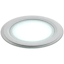 Hot Selling White Ceiling Lamp Ip20 80CRI Glass 18W LED Round Panel Light