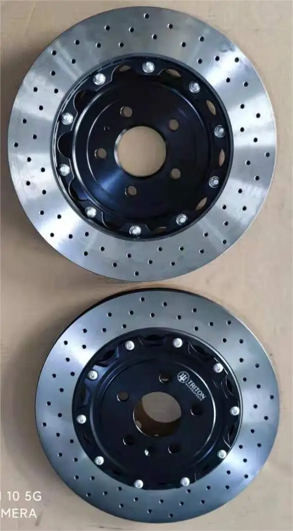 Floating brake disc Hydraulic disc brake Carbon ceramic REAR brake discs for Audi S6 A6 A7 A8