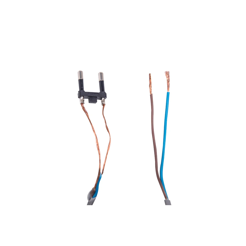 2020 Высокое качество кабель питания переменного тока в европейском стиле поляризованные 250V Европа одобренный VDE шнур питания 2 контактный разъем