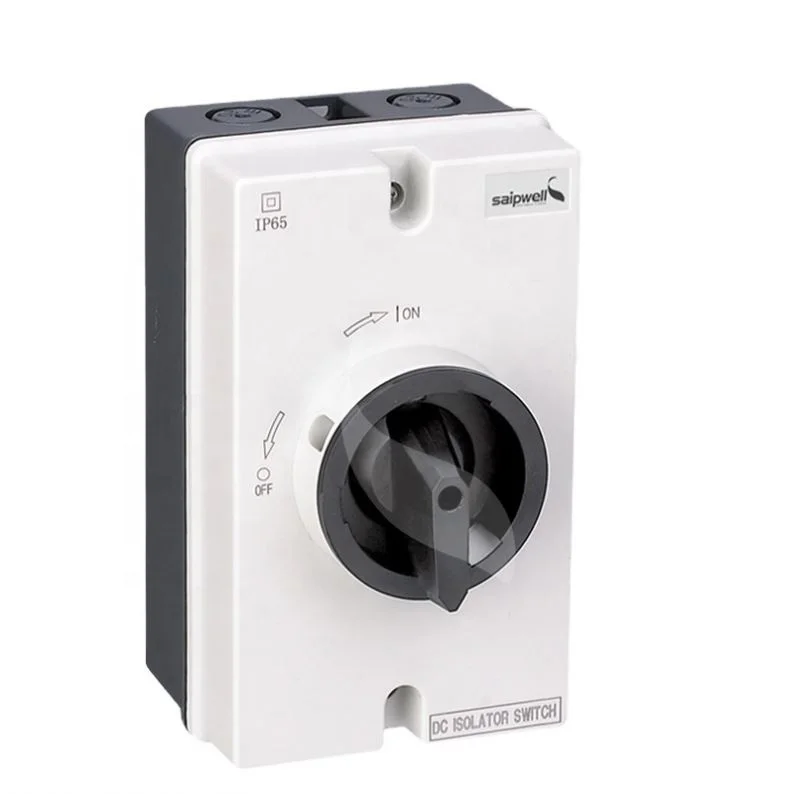 Photovoltaic DC Isolating Switches Waterproof IP67 PV Array DC Isolator Switch 16A 25A 32A Solar DC Isolation Switch