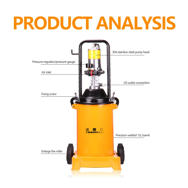 R-JS160T08 Wholesale High Quality Professional Industrial Grade Pneumatic Grease Gun Filling Machine