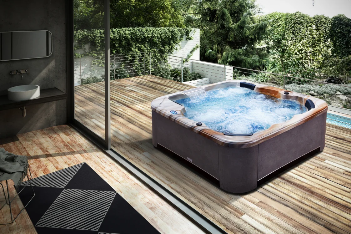 MEXDA Роскошные здоровья массажная ванна открытый спа-бассейн WS-C02