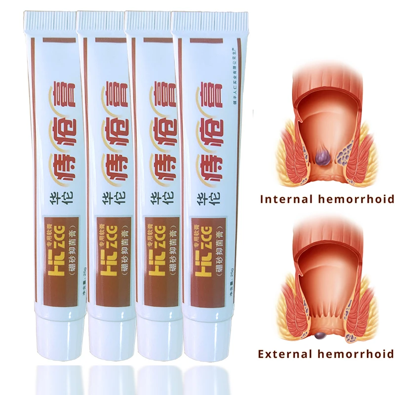 25g Hua Tuo Hemorrhoids Ointment Plant Herbal Materials Powerful Hemorrhoids Cream Internal Hemorrhoids Piles External Anal
