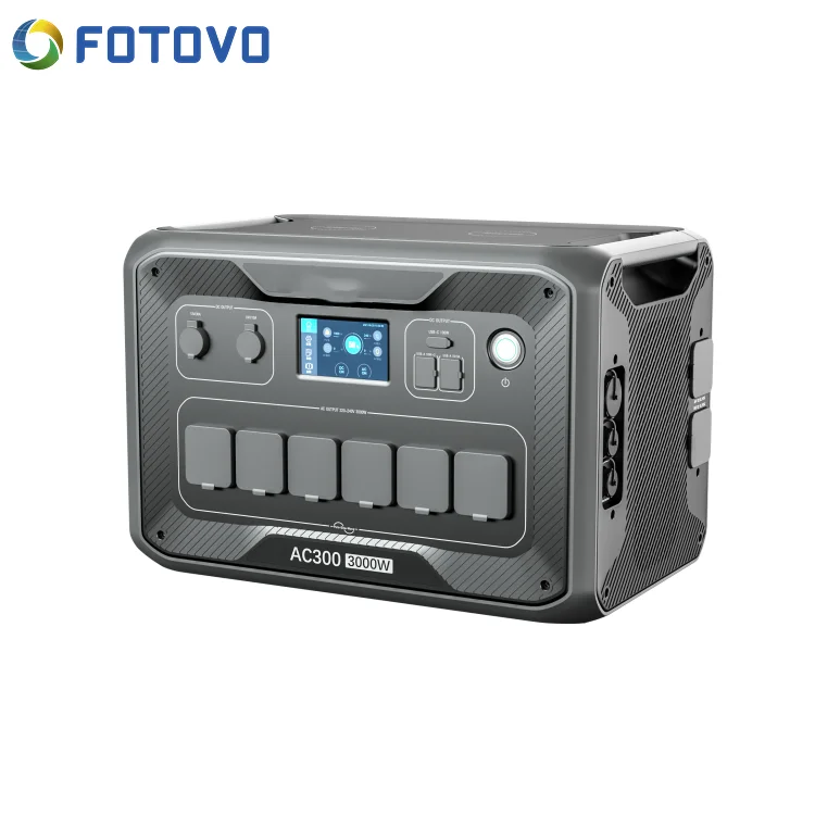 FOTOVO Multiple DC/AC output ports Expand the system energy AC 300 EUROPEAN STANDARD  Lithium battery for solar energy storage