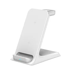 New Version Wireless Charger Stand 3 in 1 15W Wireless Charger for Mobile Phone 2.5W charger for watch 2W charging pad